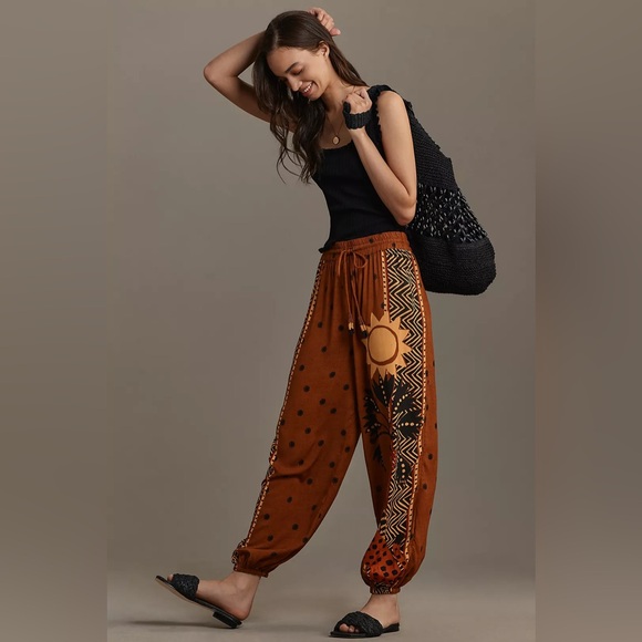 Farm Rio x Anthropologie Printed Balloon Pants - Picture 1 of 7